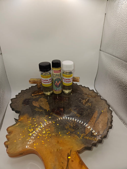3 Aceites Esenciales Copaiba, Almendras, Castor